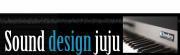 Sound design jujuのロゴ