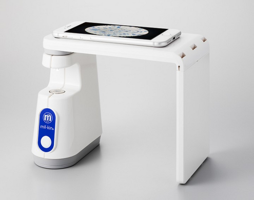 スマホを使って"菌"や"汚れ"をその場で確認できる、バクテリア スマホを使って"菌"や"汚れ"をその場で確認できる、バクテリア