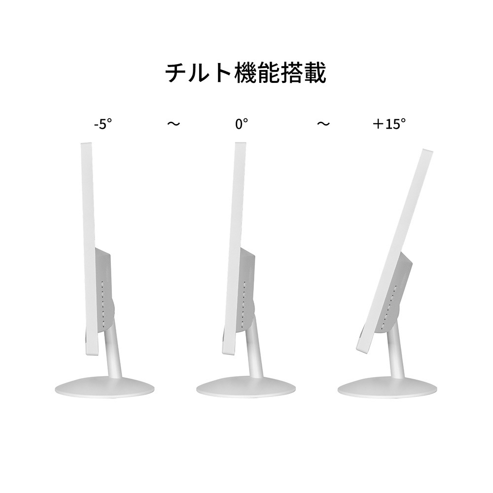 東京都内限定販売　ホワイトビデオスクリーン2032×1524ミリ JAPANNEXTが21.5インチ VAパネル搭載 ホワイトカラーのフルHD