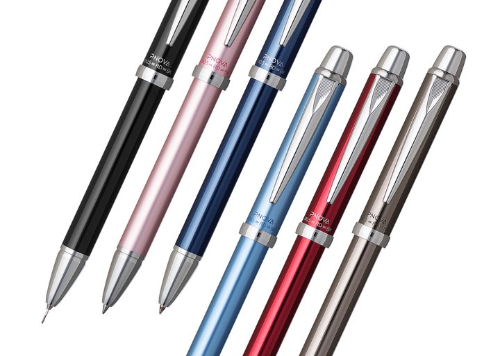 輝く質感ボディと最新低粘度インクを搭載した複合筆記具の新ブランド 