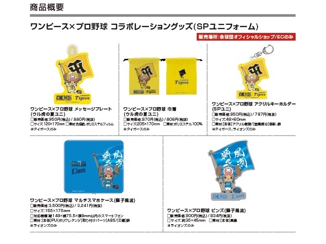 大人気アニメ One Piece プロ野球12球団夢のコラボレーション決定 完全描き下ろしオリジナルアートのコラボレーショングッズが7月16日より発売 株式会社スペースエイジのプレスリリース 大人気アニメ One Piece プロ野球12球団夢のコラボレーション決定 完全描き下ろしオリジナルアートのコラボレーショングッズが7月16日より発売 株式会社スペースエイジのプレスリリース