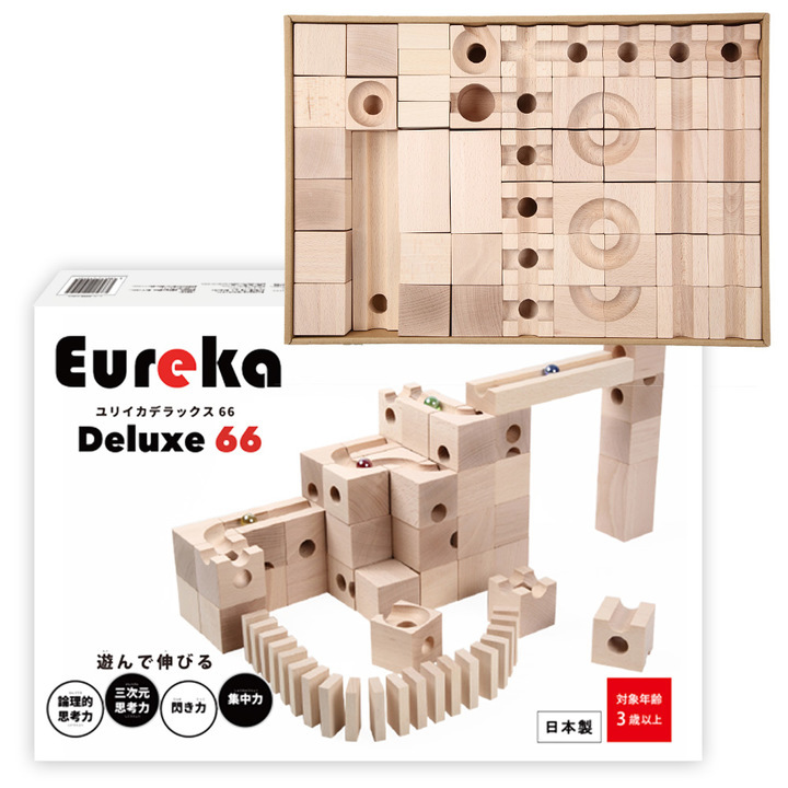 RAYWOOD】大人気の木製ブロック型知育玩具「Eureka Deluxe 66 ユリイカ