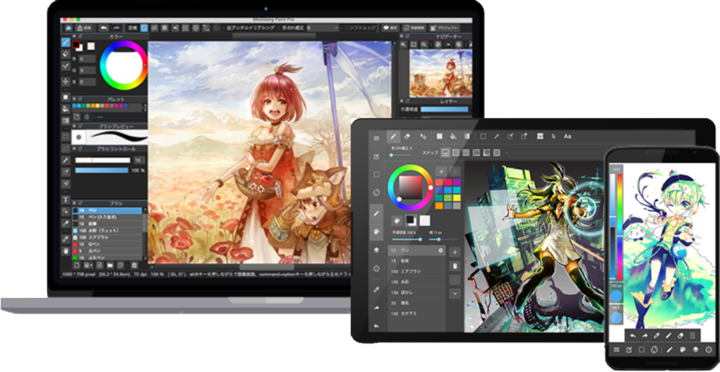 Raywood Medibang Paint Kumadori Refeia 人気イラストレーターによるレビュー企画を記念してペンタブレットを半額に 株式会社raywoodのプレスリリース