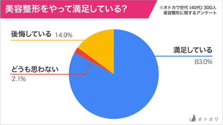 40代で美容整形する人は少ない 300人にアンケートした結果を公開 総額いくら 何歳の時にやった 株式会社プレスマンのプレスリリース