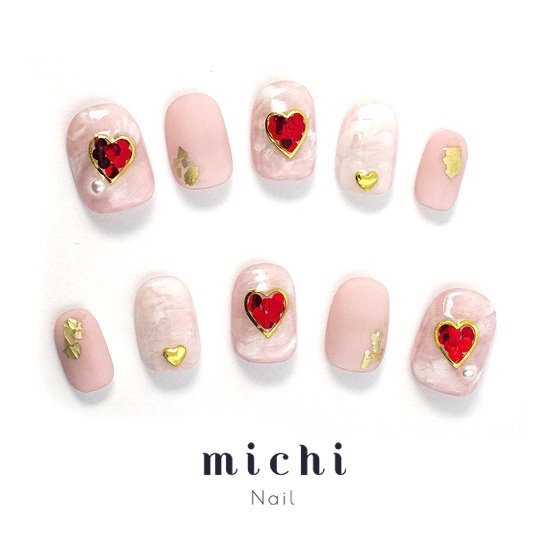 指先から 恋愛運をググッとアップ 恋を呼び寄せる予感満載のハートモチーフネイルなど 新作3品をネイルチップ販売サービス ミチネイル が発売 丸井織物株式会社のプレスリリース 指先から 恋愛運をググッとアップ 恋を呼び寄せる予感満載のハートモチーフネイルなど 新作3品をネイルチップ販売サービス ミチネイル が発売 丸井織物株式会社のプレスリリース