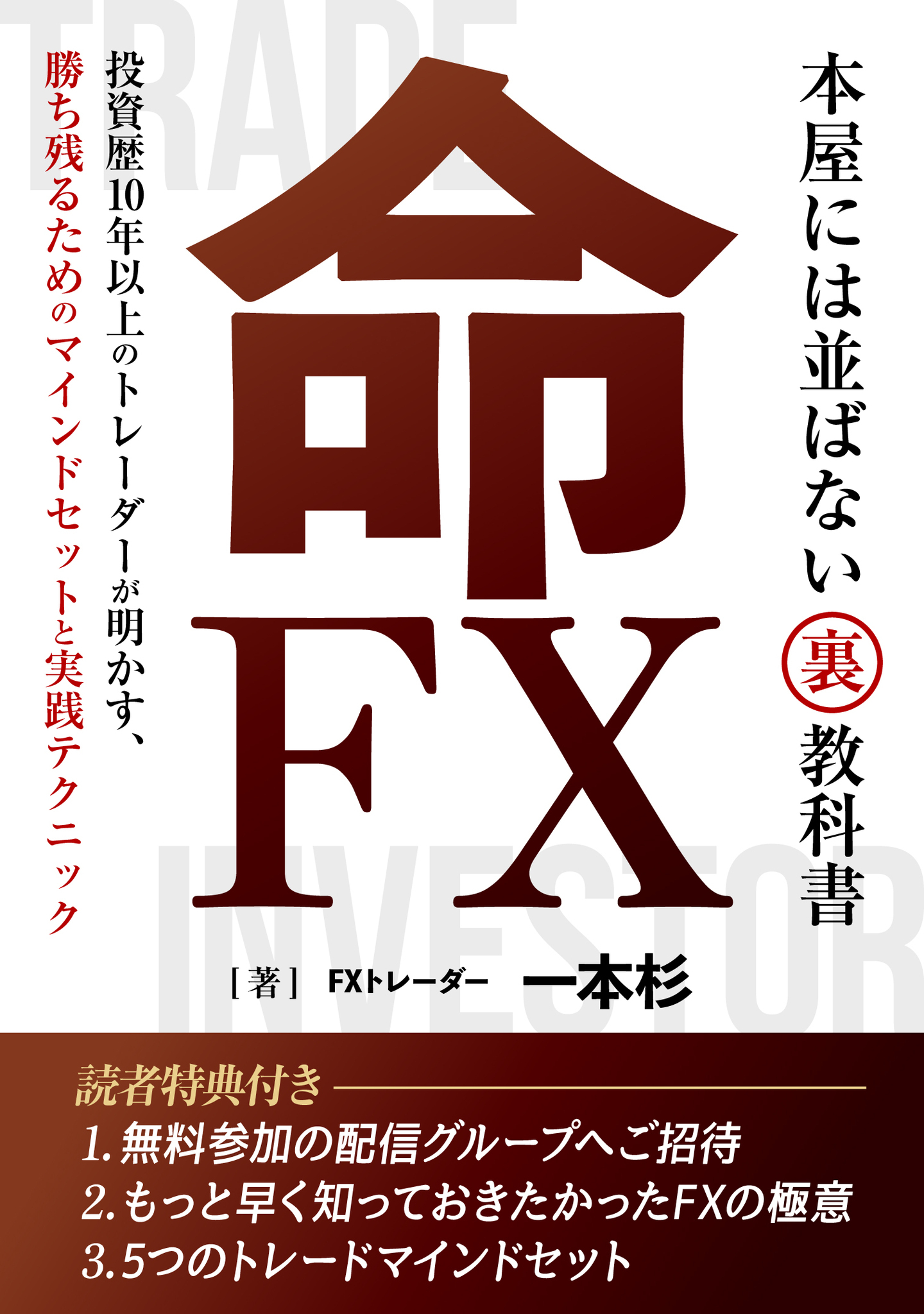 現役FXトレーダー 一本杉の電子書籍『命FX』 Amazon Kindleランキング 