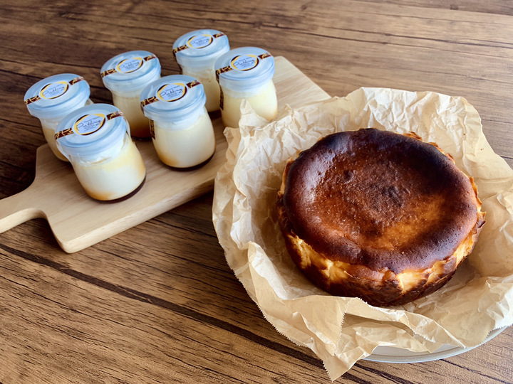 1分で予約殺到 福島県いわき市に 世界の絶景 が楽しめるソフトクリーム専門店が作った とろりと濃厚なバスクチーズケーキとプリンが新登場 株式会社skbピュアのプレスリリース