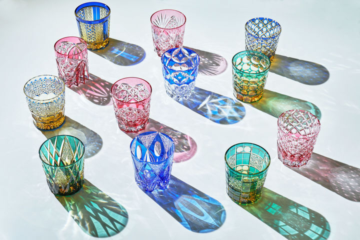 江戸切子　蒲田切子　東京の伝統的工芸品チャレンジ大賞 　大賞受賞デザインカットグラス