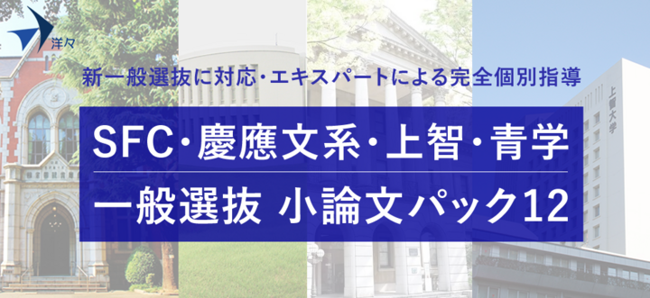 小論文対策の個別指導塾 洋々 慶應 上智 青学 一般選抜の小論文 論述対策に特化した講座 小論文パック12 を新規開講 株式会社洋々のプレスリリース 小論文対策の個別指導塾 洋々 慶應 上智 青学 一般選抜の小論文 論述対策に特化した講座 小論文パック12 を新規開講 株式会社洋々のプレスリリース