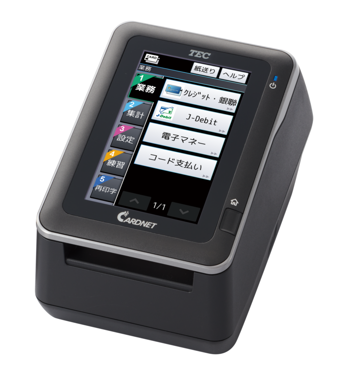 Pos Cardnet CARDNET、東芝テック製POSシステムに標準対応、より進化した新型多機能決済端末を発売 ~東芝テック製 JET-S 端末(CT-6100 ...