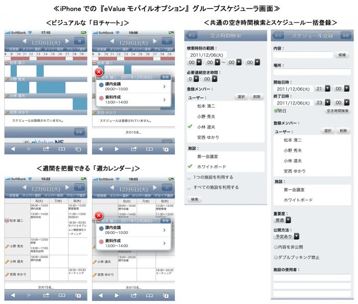 Osk グループウェアに先進のモバイルソリューションを提供する Evalue Ns モバイルオプション を機能強化 モバイルでメンバーのスケジュールをビジュアルに表示し 共通の空き時間を検索 株式会社oskのプレスリリース