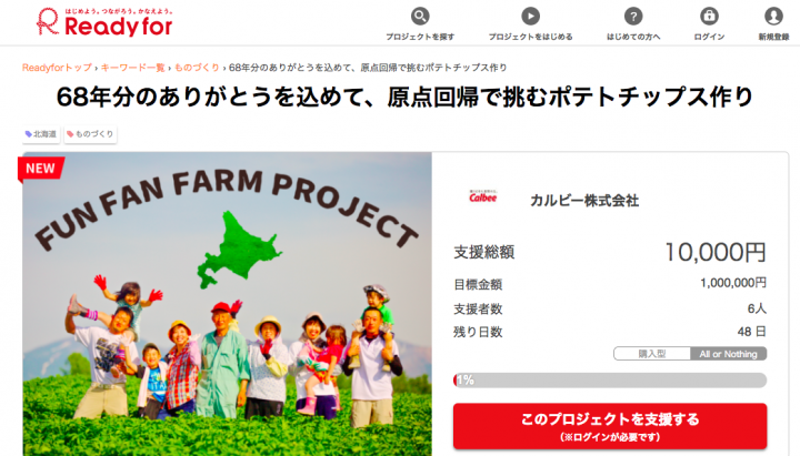 READYFOR株式会社のプレスリリース