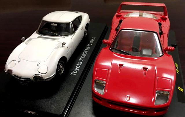 伝説の名車対決が実現!?心揺さぶる超精巧な1/24スケールモデル 二台 