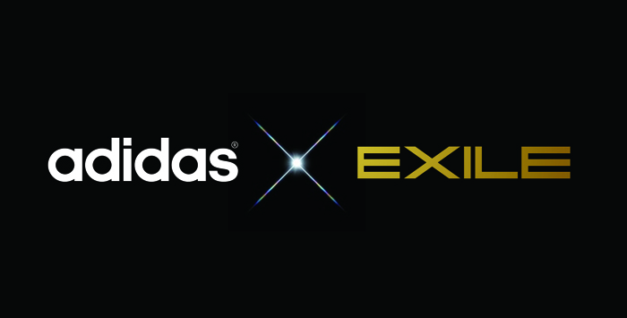 Adidas Exile アーティストとのアスリート契約は アディダス ジャパン史上初 ふたつの情熱が 今ひとつになる 共に 日本のスポーツ界に変革を起こすために 共に 子供たちの愛すべき未来を輝かせるために スポーツへの情熱とエンターテイメントへの情熱が 今