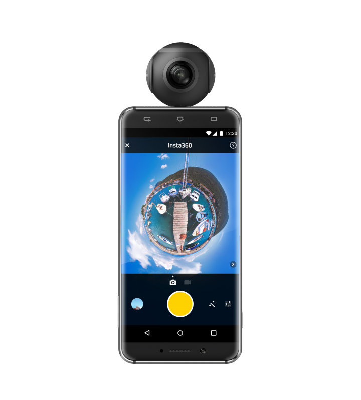 ハコスコ、Android対応の全天球ビデオカメラ「Insta360 Air」の販売を
