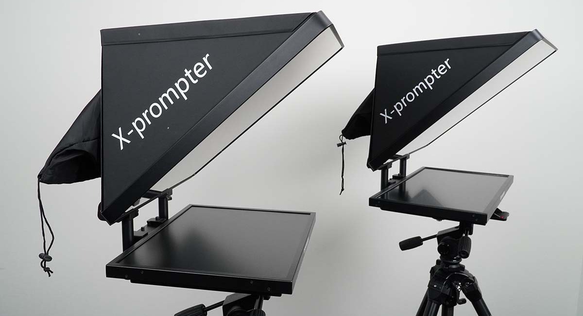 テレプロンプターの最新モデル「X-GLシリーズ」のレンタル・販売を開始