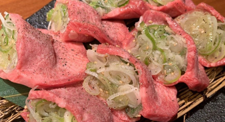 厚切り生タン塩ネギ包み焼き 販売数8000枚突破 Instagram Twitterなどで話題になり注文増加 焼肉ホルモン 山水縁 虎ノ門本店 株式会社フォースタイルのプレスリリース 厚切り生タン塩ネギ包み焼き 販売数8000枚突破 Instagram Twitterなどで話題になり注文増加 焼肉ホルモン 山水縁 虎ノ門本店 株式会社フォースタイルのプレスリリース