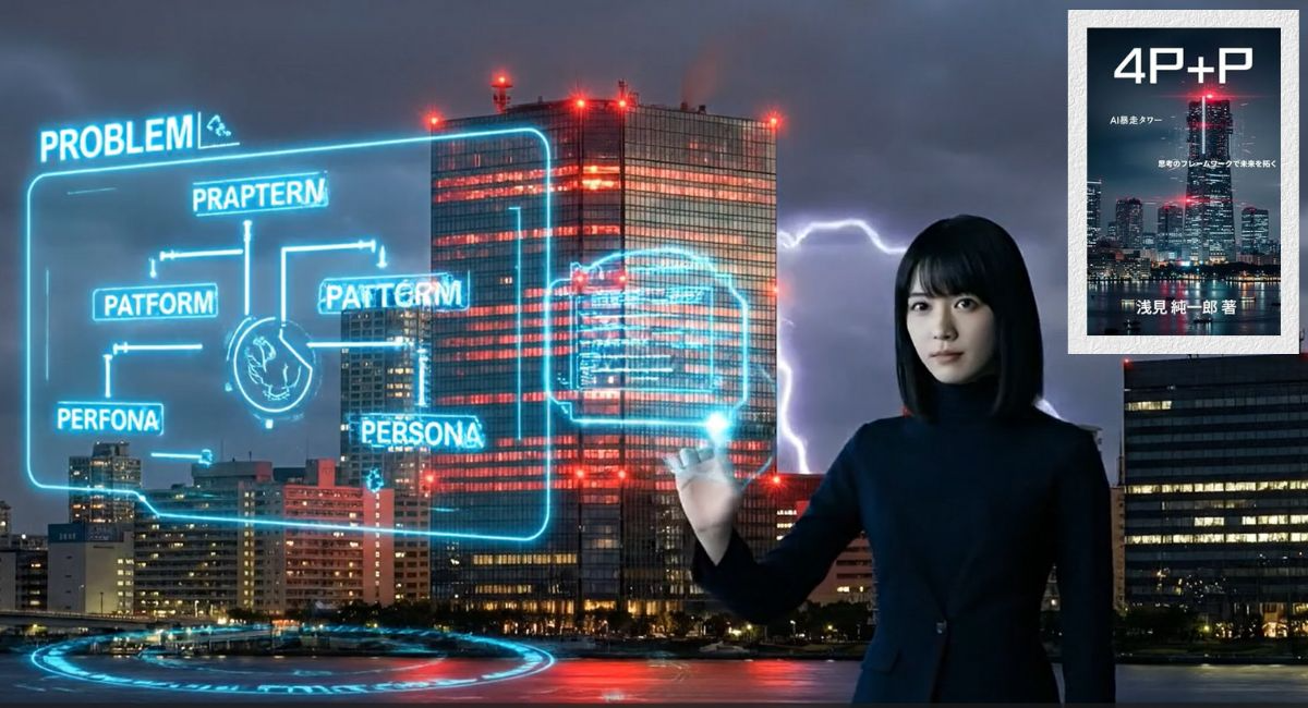 「AIは人間を支配するのか？」過剰なKPIとAI暴走の連鎖を描く、近未来ビジネス・シミュレーション小説『4P+P - AI暴走タワー』、Amazon Kindl