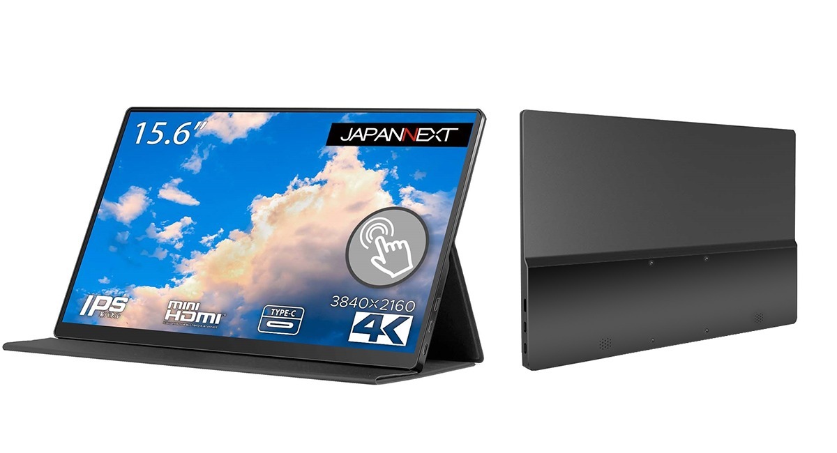 JAPANNEXTが4K解像度、USB Type-C、タッチパネルに対応したモバイル