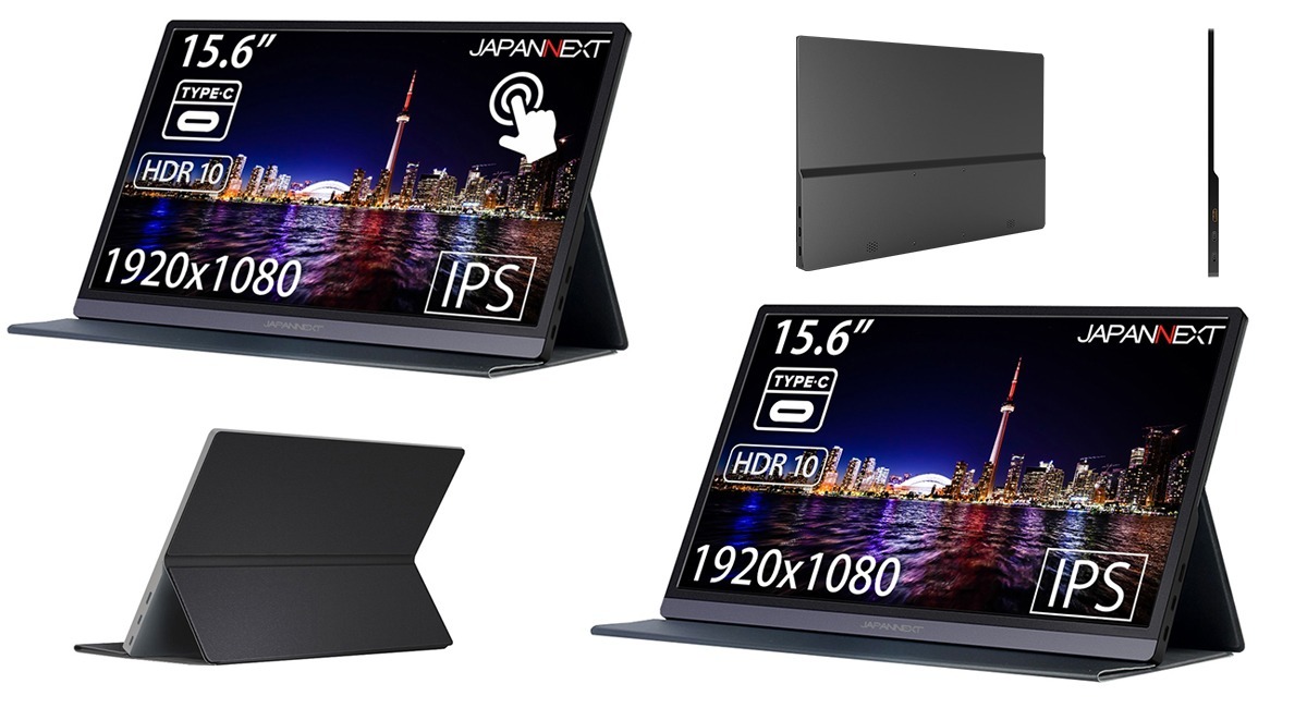 JAPANNEXTが15.6型フルHD USB-C モバイルディスプレイ ２機種を10月27 