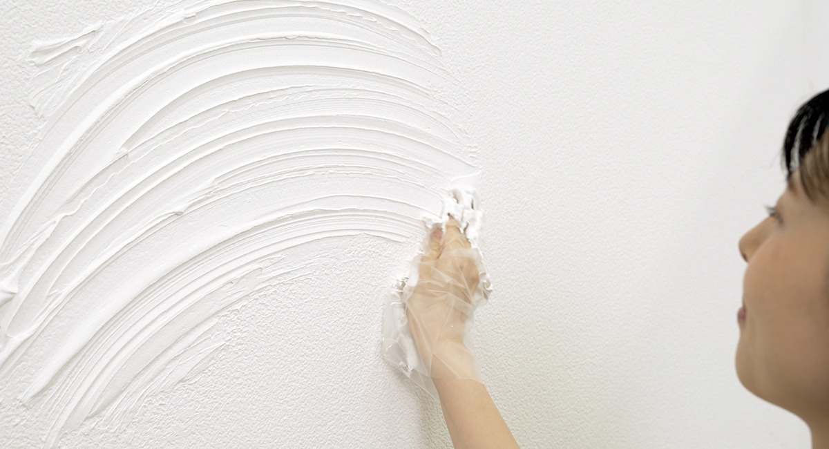 （まとめ買い）アサヒペン 手で塗れる塗り壁材 Nuri-Deco-Wall 2L ホワイト ×3 - 6