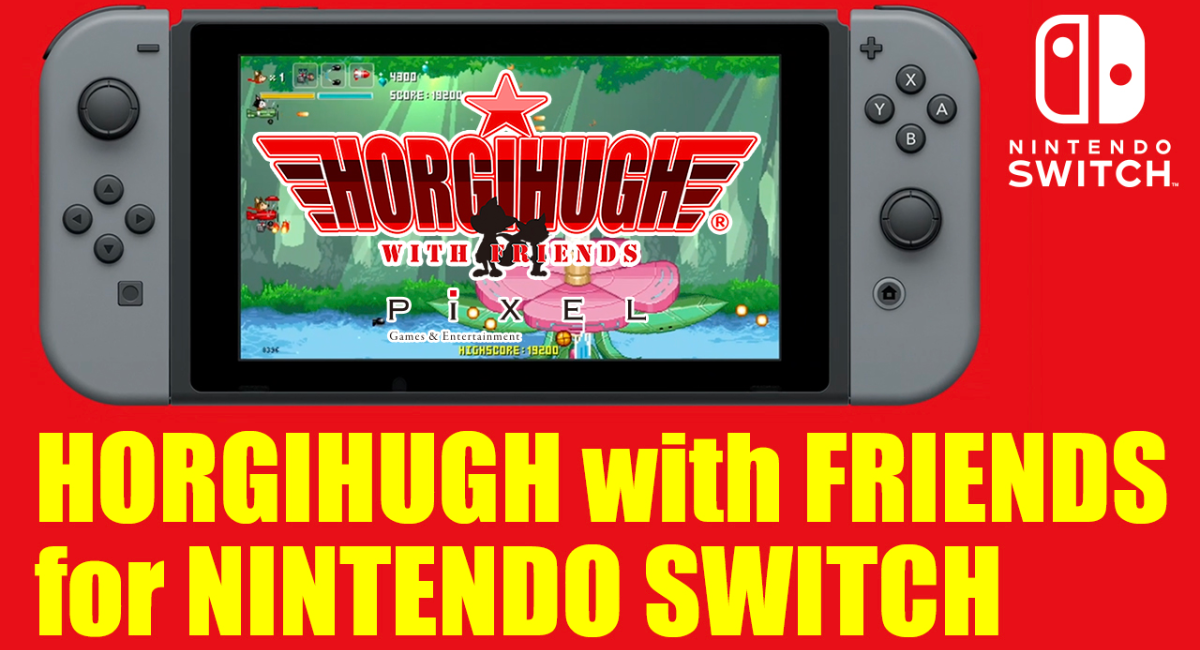 Nintendo Switch 用シューティングゲーム ホーギーヒューwithフレンズ Pv第一弾本日公開 株式会社ピクセルのプレスリリース