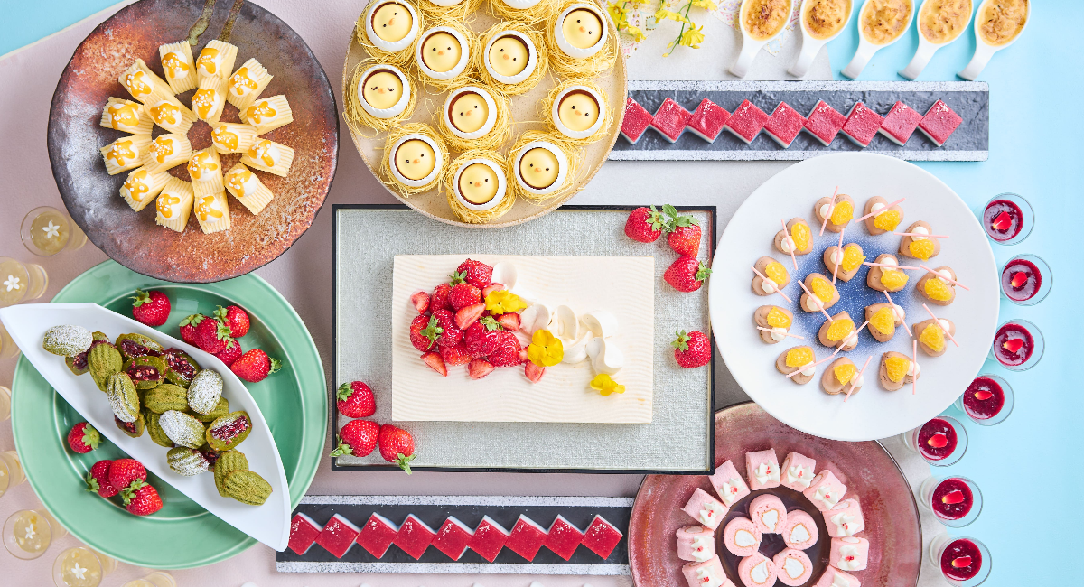 【3/2スタート】海老×ローストビーフのライブキッチン、苺と和スイーツが主役！春のご褒美ビュッフェが浦安ブライトンホテル東京ベイに登場