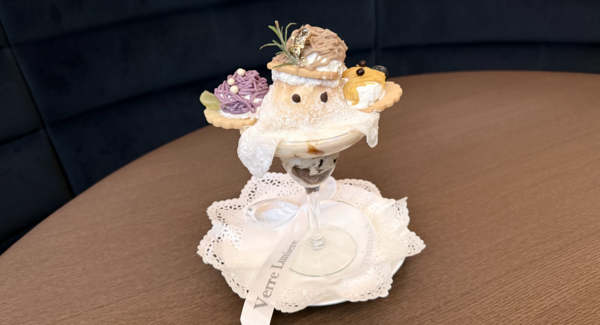 【新宿】紫芋・栗・かぼちゃを重ねた「ハロウィンパフェ」が『Verre Lumière』に登場!パフェ無料チケットが当たる「パフェフォト選手権」も同時開催