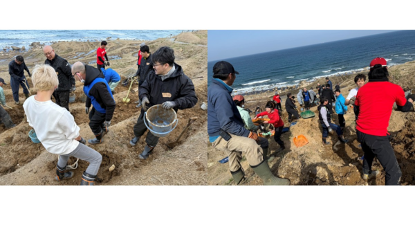 能登の被災地で宅配ボックスメーカー役員ら20人が泥かきボランティア~輪島市の田んぼ約10枚分(約30㎡)でバケツ100杯以上の泥を除去~