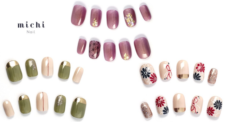 和ネイルで お正月気分も運気もアップ 大注目の 麻の葉 模様など 初詣の晴れ着にピッタリな和柄デザイン3品を ネイルチップ販売サービス ミチネイル が発売 丸井織物株式会社のプレスリリース