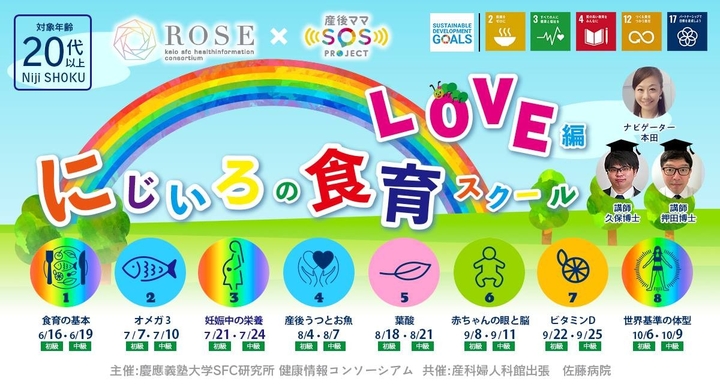 妊活 妊娠中の方必見 学校 病院では教えてくれない食 栄養のこと にじいろの食育スクール オンラインセミナー開催 慶應義塾大学 Sfc 健康情報コンソーシアムのプレスリリース 妊活 妊娠中の方必見 学校 病院では教えてくれない食 栄養のこと にじいろの食育スクール オンラインセミナー開催 慶應義塾大学 Sfc 健康情報コンソーシアムのプレスリリース