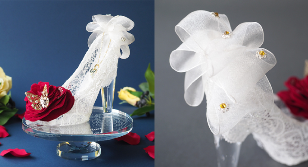 マーガレットの花が咲く シンデレラのガラスの靴 新登場 21年 ゴールデンウィークは 花言葉 で彼女に伝えるプロポーズ 株式会社メリア ルームのプレスリリース