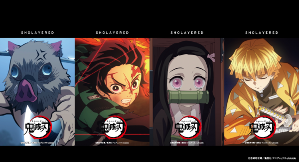 SHOLAYERED、新シリーズ「THE FRAME」始動。第一弾は アニメ「鬼滅の刃」の名場面を“香りで切り取った”フレグランスタグ、発売。