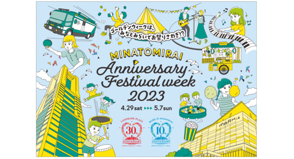 「お祭り」「あそび」や「新時代ARスポーツ」「映画コラボ」など、盛りだくさんのMINATOMIRAI ANNIVERSARY FESTIVAL WEEK2023