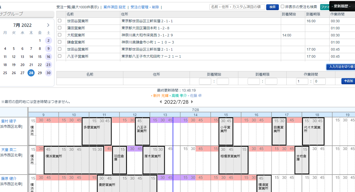 複数の配車担当が同時に同じ配車表を編集できるようになる『配車表リアルタイム共有機能』 をリリース 株式会社オンラインコンサルタントのプレスリリース 複数の配車担当が同時に同じ配車表を編集できるようになる『配車表リアルタイム共有機能』 をリリース 株式会社オンラインコンサルタントのプレスリリース
