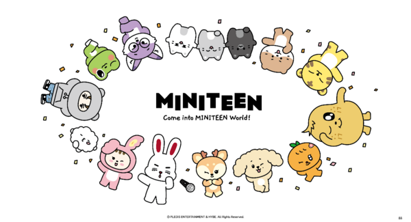 LOFT(ロフト)でSEVENTEENキャラクター「MINITEEN(ミニティーン)」公式ライセンス商品販売決定
