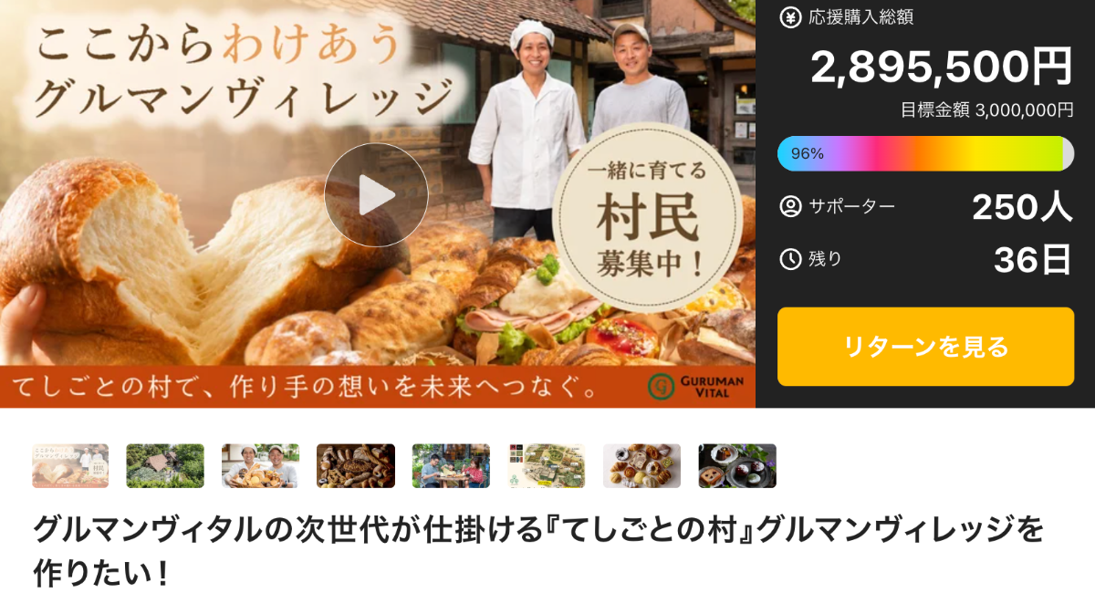 【目標300万円まであとわずか】応援購入総額289万円突破！人気の「応援クーポン」を限定100口追加！9月6日には初のドキュメンタリー番組を放送決定！