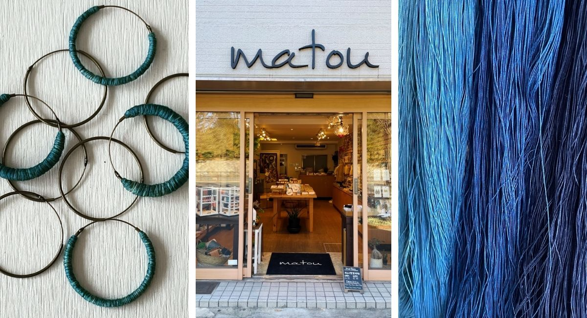 琉球藍染めの糸を身に纏うアクセサリーブランド「matou」、ジャパンエキスポ・パリで沖縄の色彩美を発信
