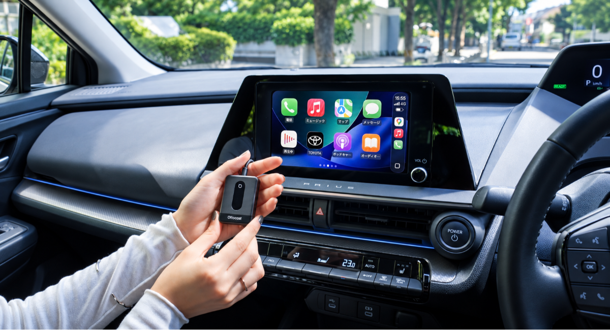 【新発売】有線CarPlay・Android Autoをワイヤレス化！放熱性に配慮し、スマホ切り替えにも対応「Ottocast U2Air Neo」登場
