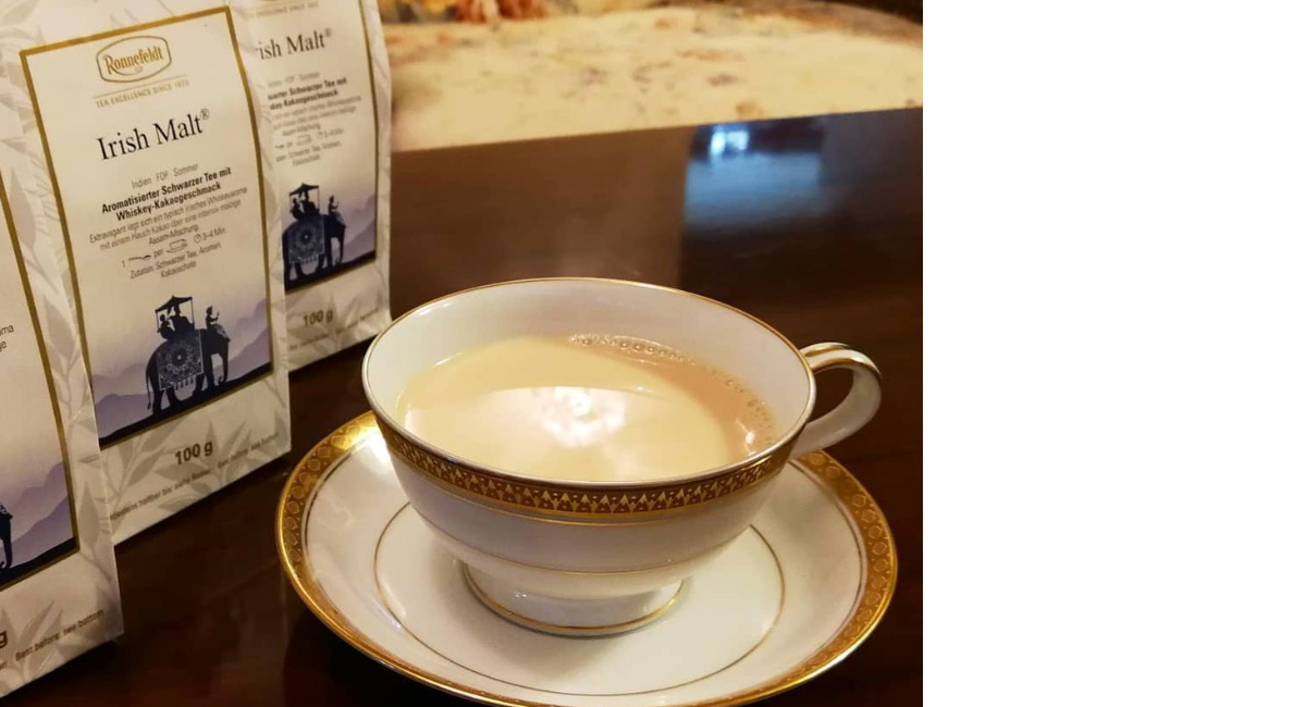 ドイツの老舗紅茶ブランド「ロンネフェルト」の代名詞的大人気フレーバー『アイリッシュモルト』。魅力を引き出す「こだわりのミルク」「秘密のレシピ」と共に販売開始