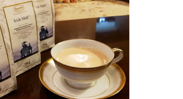 ドイツの老舗紅茶ブランド「ロンネフェルト」の代名詞的大人気フレーバー『アイリッシュモルト』。魅力を引き出す「こだわりのミルク」「秘密のレシピ」と共に販売開始
