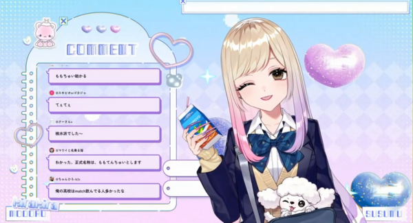 ゆきぽよ、一夜限りのVTuber配信企画が終了!VTuber事務所からくりとのタイアップ企画、専用モデルを初公開