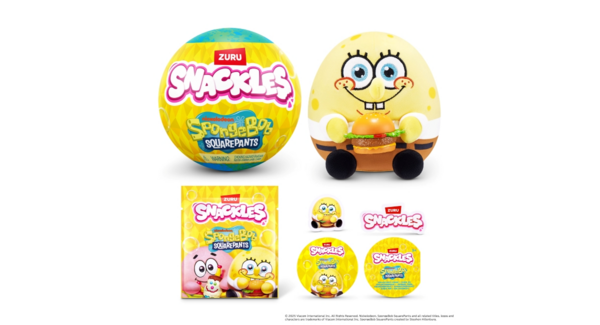 海外で話題!ZURU Snackles(スナックルズ)にスポンジ・ボブが仲間入り!「スナックルズ スポンジ・ボブ」2026年2月13日 発売開始!