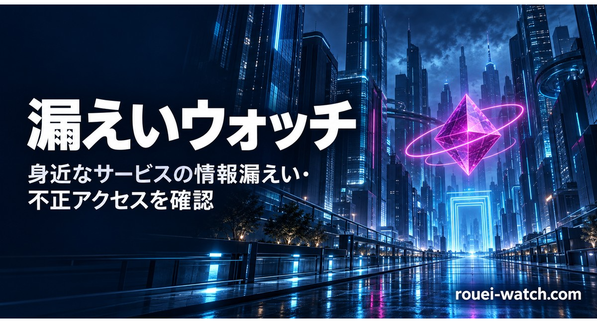 身近なサービスの情報漏えい・不正アクセスを確認できる無料まとめサイト「漏えいウォッチ」公開